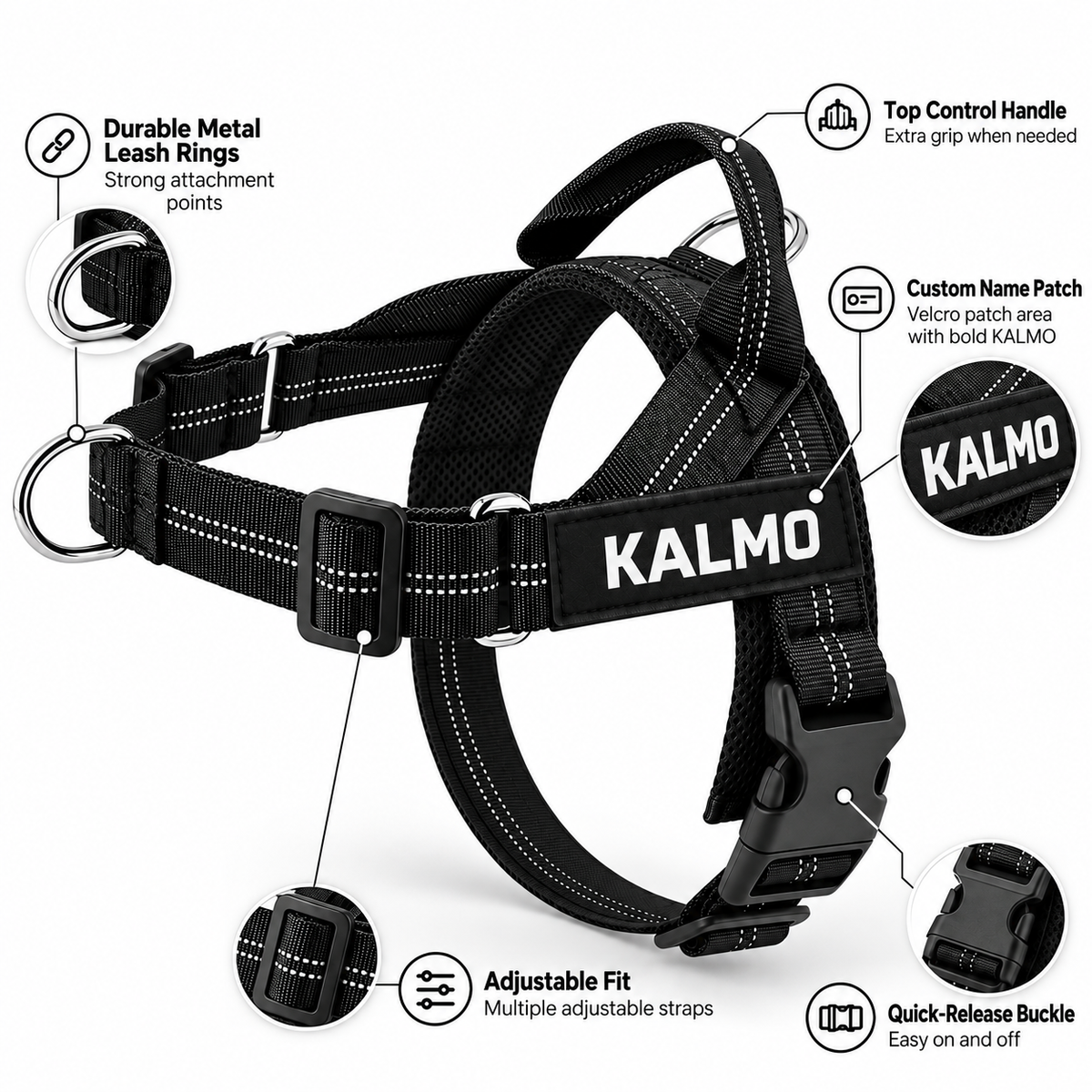 Kalmo Personalized Harness + Lead